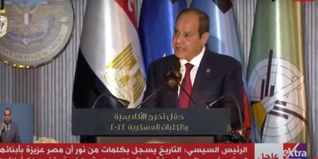 الرئيس السيسي: انتصار أكتوبر يذكر الجميع بأن الشعب وجيشه قادر على فعل المستحيل - لاين نيوز